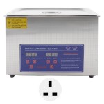 40KHz Ultra Sonic Cleaner 4500mL Aluminum Steel Jewelry Glasses UK Plug